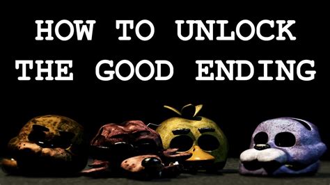 How To Get The Good Ending In Five Nights at Freddy's 3 .